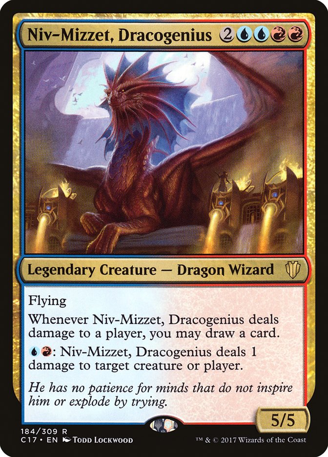 Niv-Mizzet, Dracogenius [Commander 2017] MTG Single Magic: The Gathering    | Red Claw Gaming