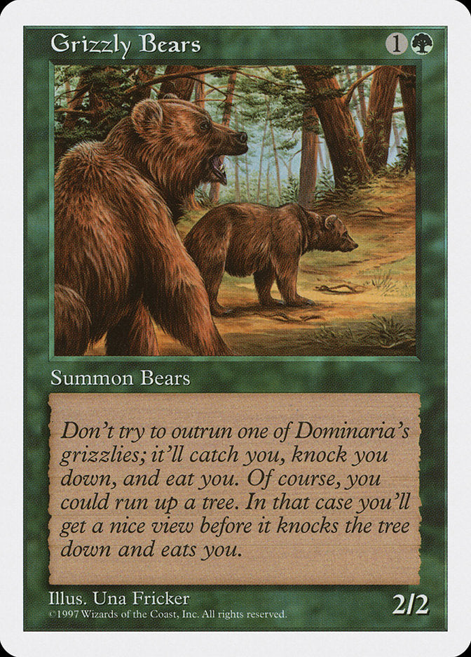 Grizzly Bears [Fifth Edition] MTG Single Magic: The Gathering    | Red Claw Gaming