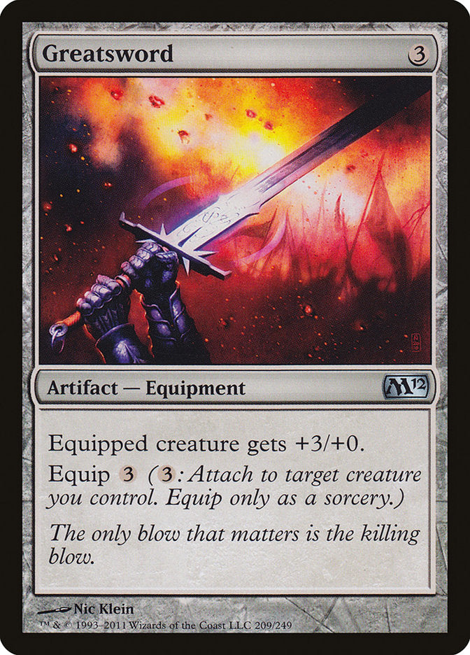 Greatsword [Magic 2012] MTG Single Magic: The Gathering    | Red Claw Gaming