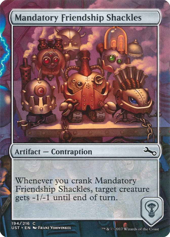 Mandatory Friendship Shackles [Unstable] MTG Single Magic: The Gathering    | Red Claw Gaming