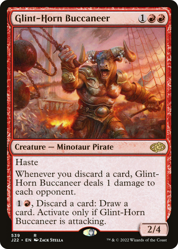 Glint-Horn Buccaneer [Jumpstart 2022] MTG Single Magic: The Gathering    | Red Claw Gaming