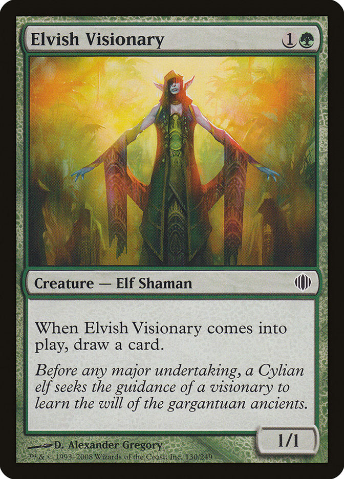 Elvish Visionary [Shards of Alara] MTG Single Magic: The Gathering    | Red Claw Gaming