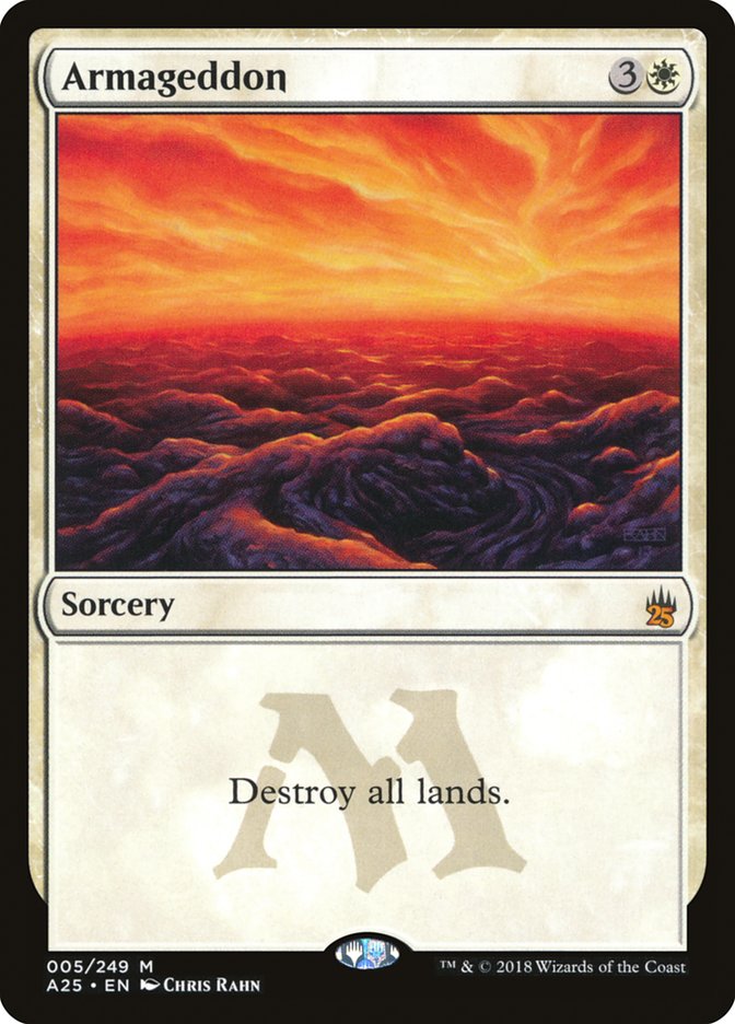 Armageddon [Masters 25] MTG Single Magic: The Gathering    | Red Claw Gaming