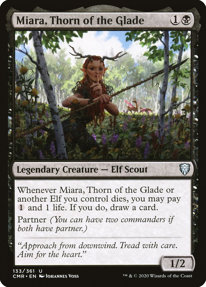 Miara, Thorn of the Glade [Commander Legends] MTG Single Magic: The Gathering    | Red Claw Gaming