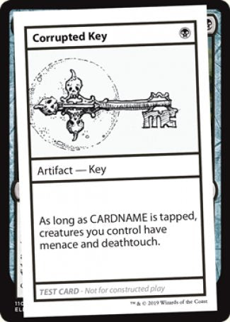 Corrupted Key (2021 Edition) [Mystery Booster Playtest Cards] MTG Single Magic: The Gathering    | Red Claw Gaming