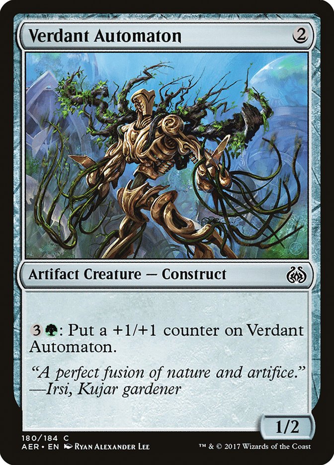 Verdant Automaton [Aether Revolt] MTG Single Magic: The Gathering    | Red Claw Gaming