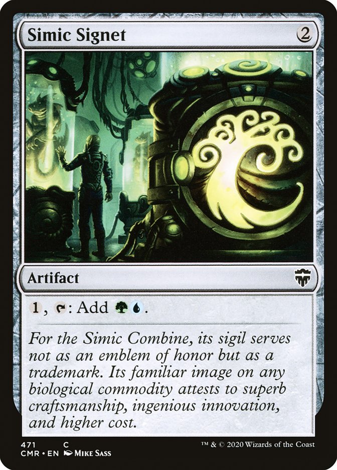 Simic Signet [Commander Legends] MTG Single Magic: The Gathering    | Red Claw Gaming