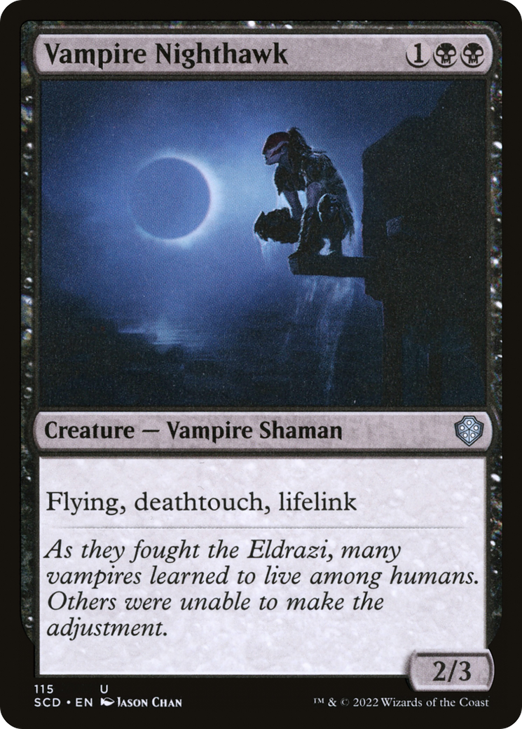 Vampire Nighthawk [Starter Commander Decks] MTG Single Magic: The Gathering    | Red Claw Gaming