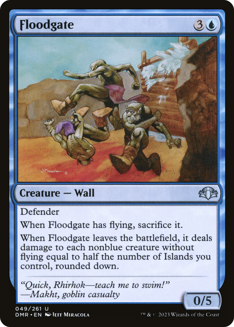 Floodgate [Dominaria Remastered] MTG Single Magic: The Gathering    | Red Claw Gaming