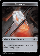 Treasure // Food (0012) Double-Sided Token [Wilds of Eldraine Tokens] MTG Single Magic: The Gathering    | Red Claw Gaming