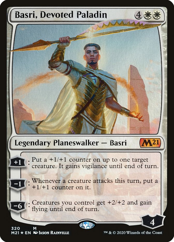 Basri, Devoted Paladin [Core Set 2021] MTG Single Magic: The Gathering    | Red Claw Gaming