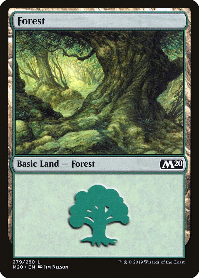 Forest (279) [Core Set 2020] MTG Single Magic: The Gathering    | Red Claw Gaming