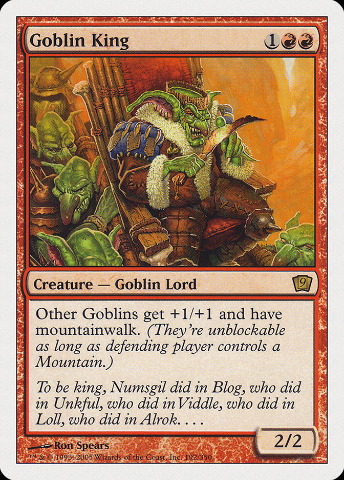 Goblin King [Ninth Edition] MTG Single Magic: The Gathering    | Red Claw Gaming