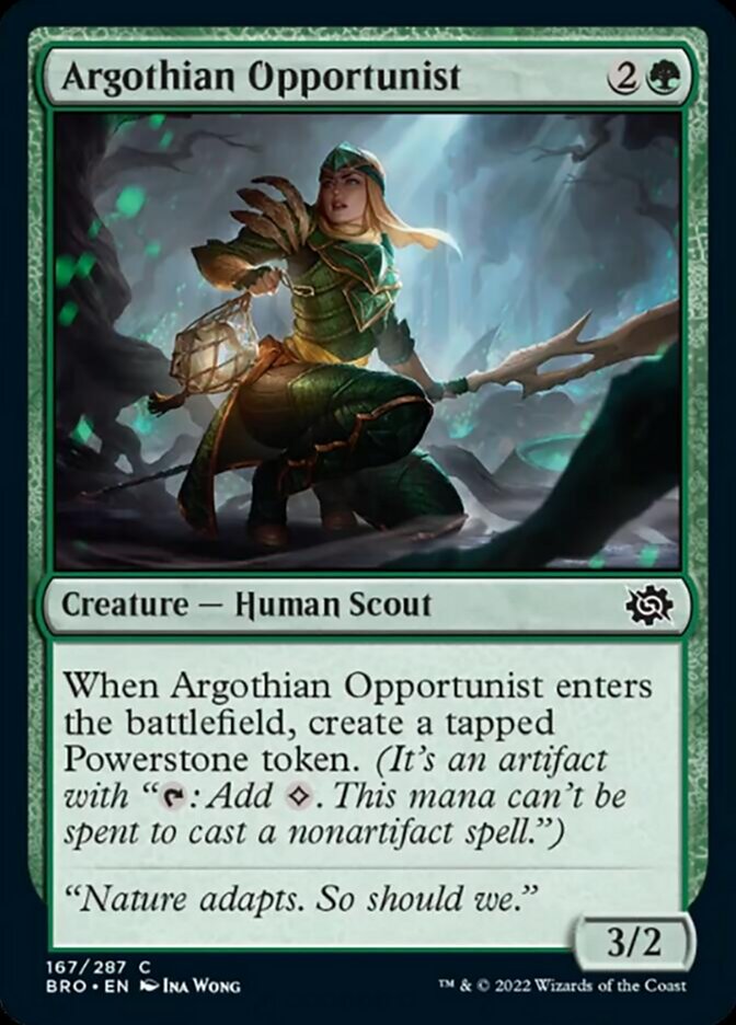 Argothian Opportunist [The Brothers' War] MTG Single Magic: The Gathering    | Red Claw Gaming