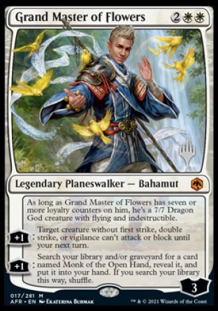 Grand Master of Flowers (Promo Pack) [Dungeons & Dragons: Adventures in the Forgotten Realms Promos] MTG Single Magic: The Gathering    | Red Claw Gaming