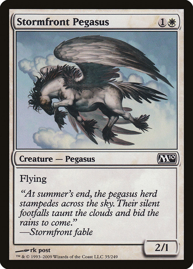 Stormfront Pegasus [Magic 2010] MTG Single Magic: The Gathering    | Red Claw Gaming