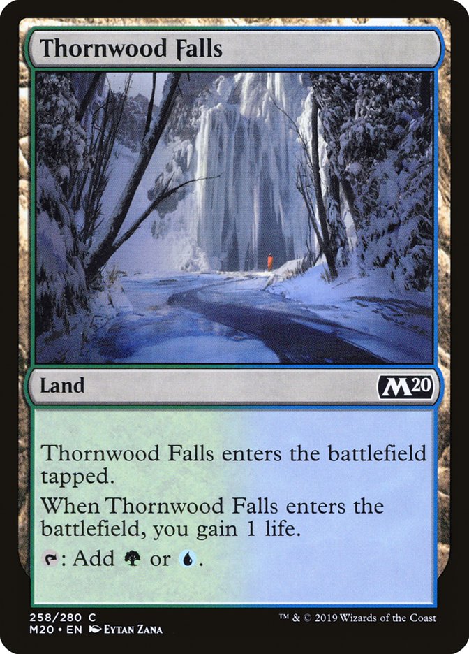 Thornwood Falls [Core Set 2020] MTG Single Magic: The Gathering    | Red Claw Gaming