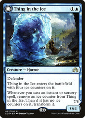 Thing in the Ice // Awoken Horror [Shadows over Innistrad Prerelease Promos] MTG Single Magic: The Gathering    | Red Claw Gaming