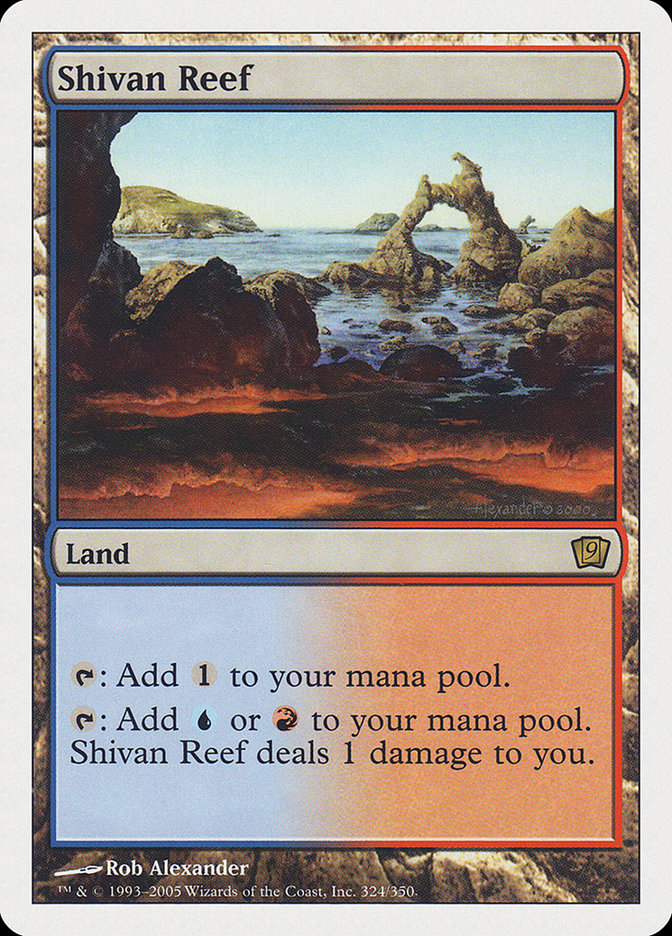 Shivan Reef [Ninth Edition] MTG Single Magic: The Gathering    | Red Claw Gaming