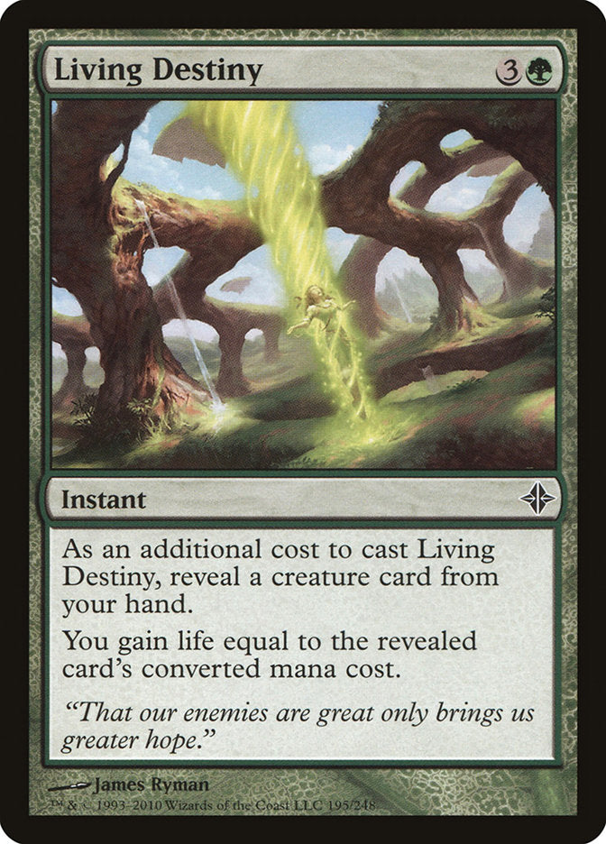 Living Destiny [Rise of the Eldrazi] MTG Single Magic: The Gathering    | Red Claw Gaming