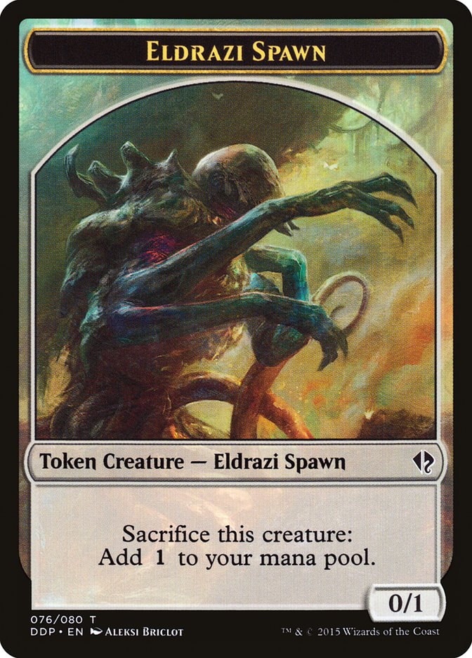 Eldrazi Spawn Token (076/080) [Duel Decks: Zendikar vs. Eldrazi] MTG Single Magic: The Gathering    | Red Claw Gaming