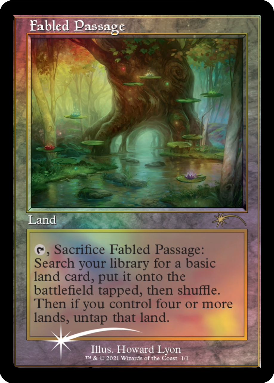 Fabled Passage (Promo) [Wizards Play Network 2021] MTG Single Magic: The Gathering    | Red Claw Gaming