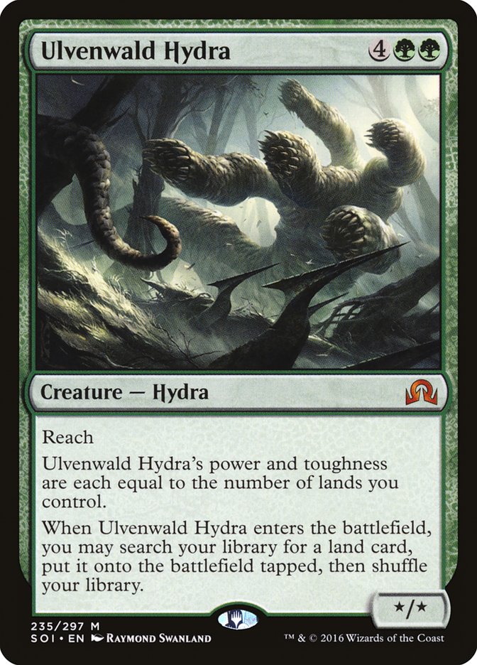 Ulvenwald Hydra [Shadows over Innistrad] MTG Single Magic: The Gathering    | Red Claw Gaming