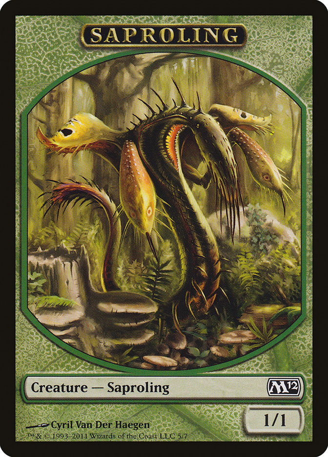 Saproling Token [Magic 2012 Tokens] MTG Single Magic: The Gathering    | Red Claw Gaming