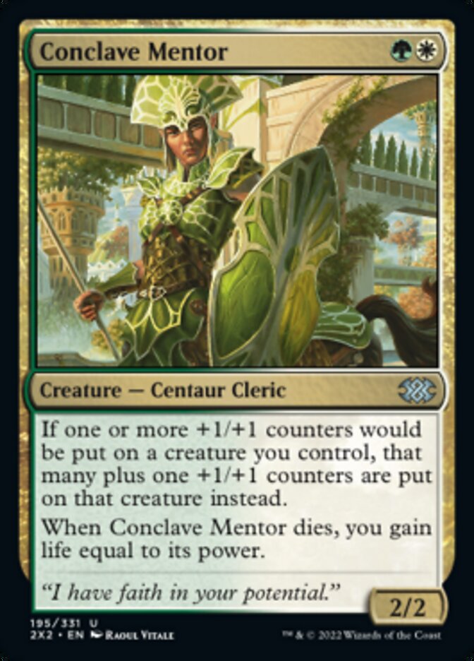 Conclave Mentor [Double Masters 2022] MTG Single Magic: The Gathering    | Red Claw Gaming