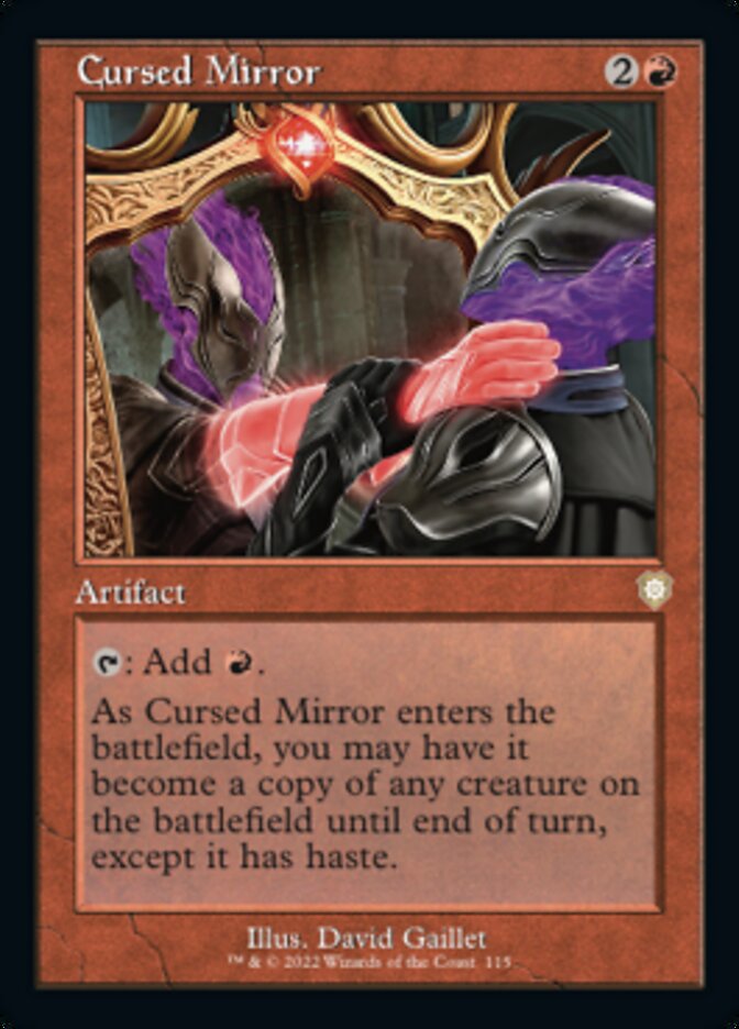 Cursed Mirror (Retro) [The Brothers' War Commander] MTG Single Magic: The Gathering    | Red Claw Gaming