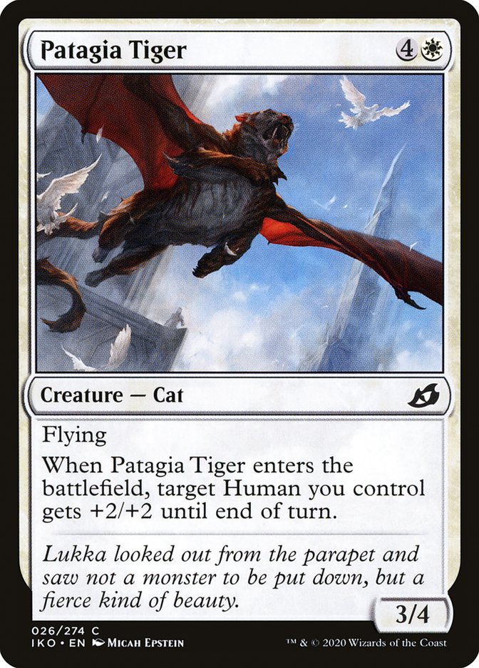 Patagia Tiger [Ikoria: Lair of Behemoths] MTG Single Magic: The Gathering    | Red Claw Gaming
