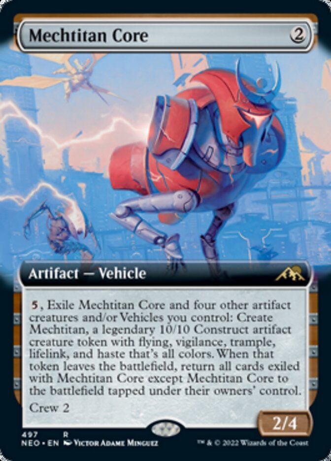Mechtitan Core (Extended Art) [Kamigawa: Neon Dynasty] MTG Single Magic: The Gathering    | Red Claw Gaming