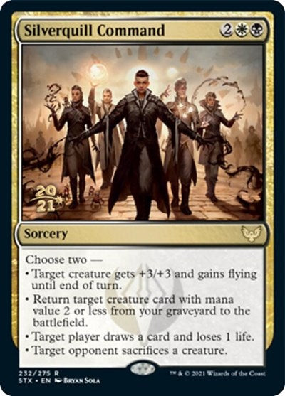 Silverquill Command [Strixhaven: School of Mages Prerelease Promos] MTG Single Magic: The Gathering    | Red Claw Gaming