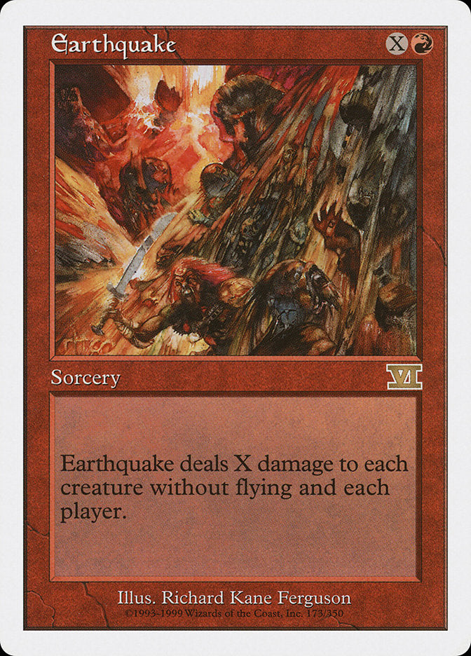 Earthquake [Classic Sixth Edition] MTG Single Magic: The Gathering    | Red Claw Gaming