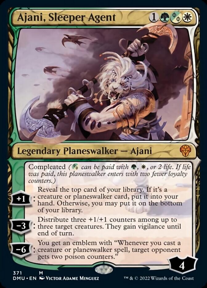 Ajani, Sleeper Agent (Showcase) [Dominaria United] MTG Single Magic: The Gathering    | Red Claw Gaming