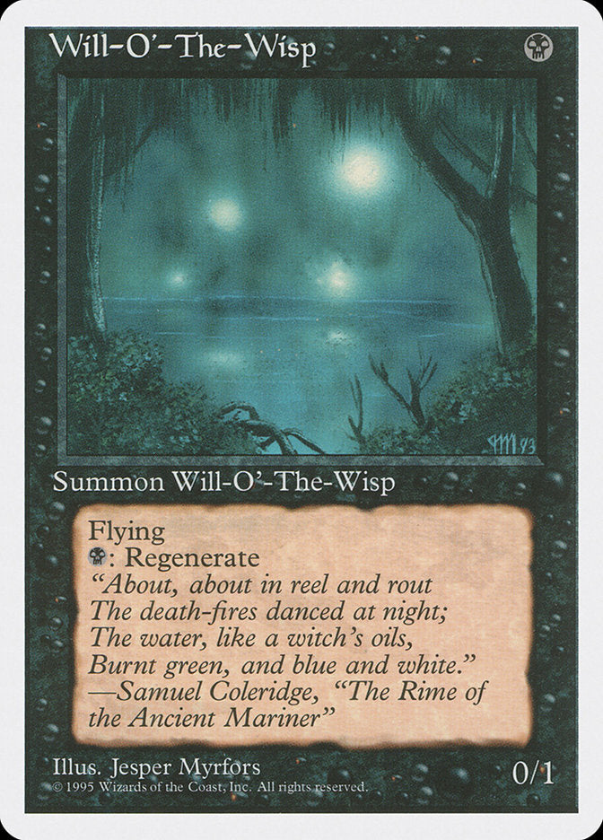 Will-o'-the-Wisp [Fourth Edition] MTG Single Magic: The Gathering    | Red Claw Gaming