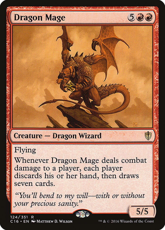 Dragon Mage [Commander 2016] MTG Single Magic: The Gathering    | Red Claw Gaming