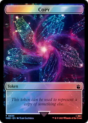 Copy // Clue (0055) Double-Sided Token (Surge Foil) [Doctor Who Tokens] MTG Single Magic: The Gathering    | Red Claw Gaming