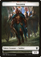 Soldier Token // The Monarch Token [Commander Legends Tokens] MTG Single Magic: The Gathering    | Red Claw Gaming