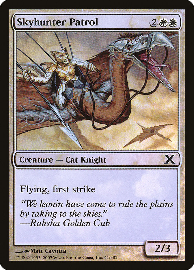 Skyhunter Patrol (Premium Foil) [Tenth Edition] MTG Single Magic: The Gathering    | Red Claw Gaming