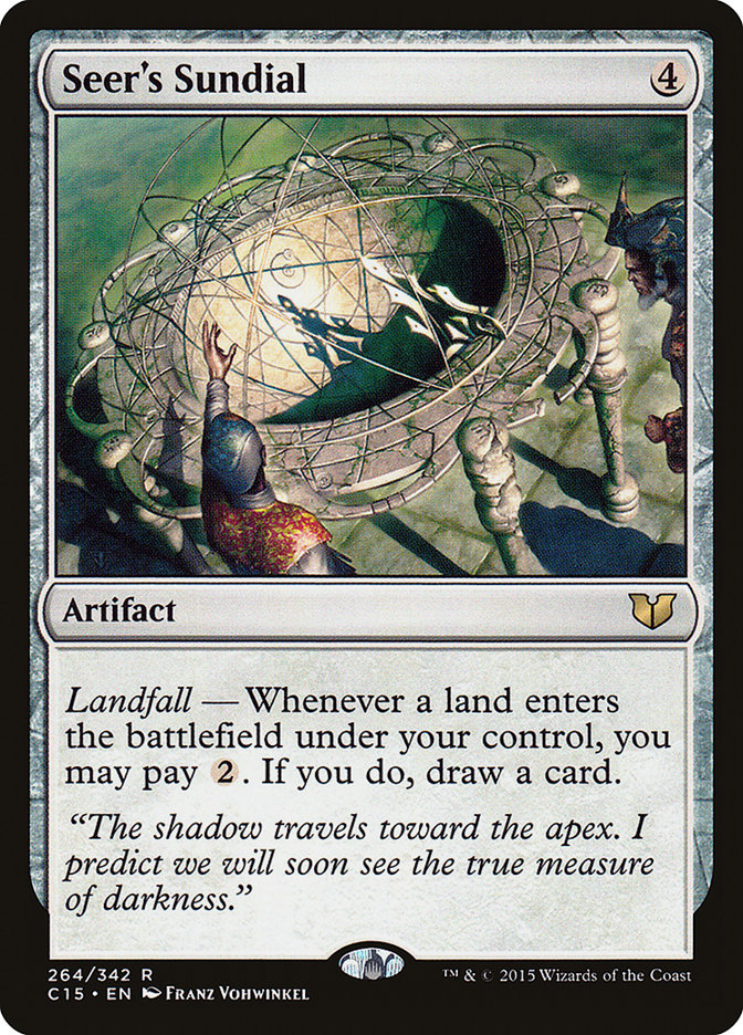Seer's Sundial [Commander 2015] MTG Single Magic: The Gathering    | Red Claw Gaming
