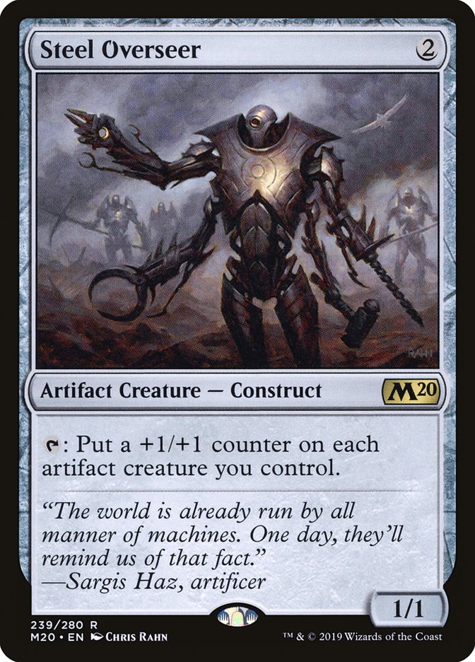 Steel Overseer [Core Set 2020] MTG Single Magic: The Gathering    | Red Claw Gaming