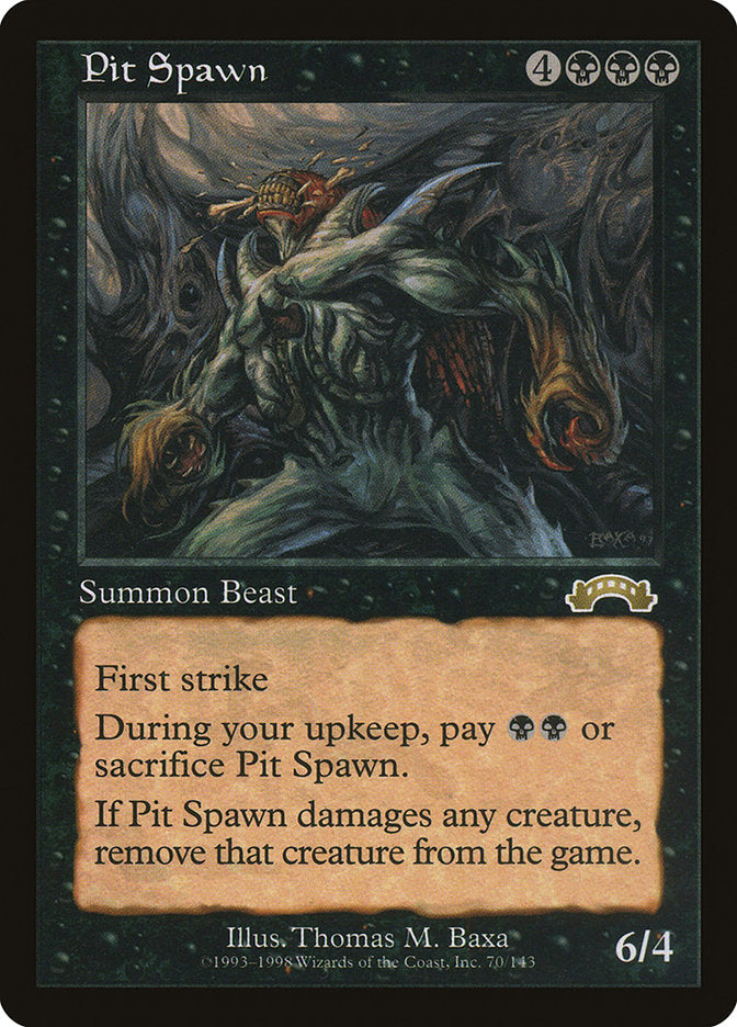 Pit Spawn [Exodus] MTG Single Magic: The Gathering    | Red Claw Gaming