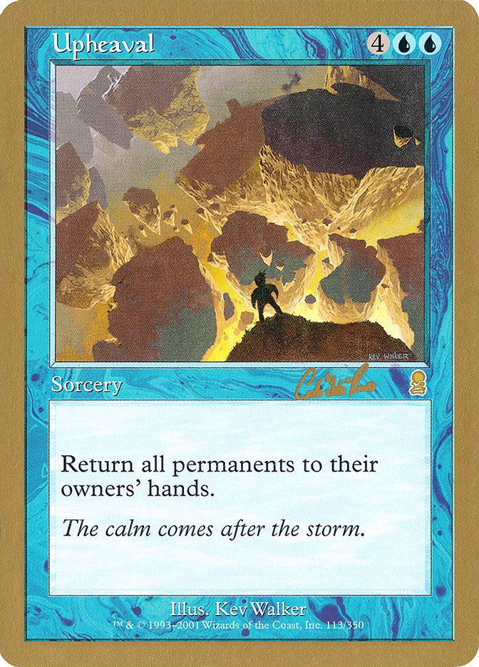 Upheaval (Carlos Romao) [World Championship Decks 2002] MTG Single Magic: The Gathering    | Red Claw Gaming