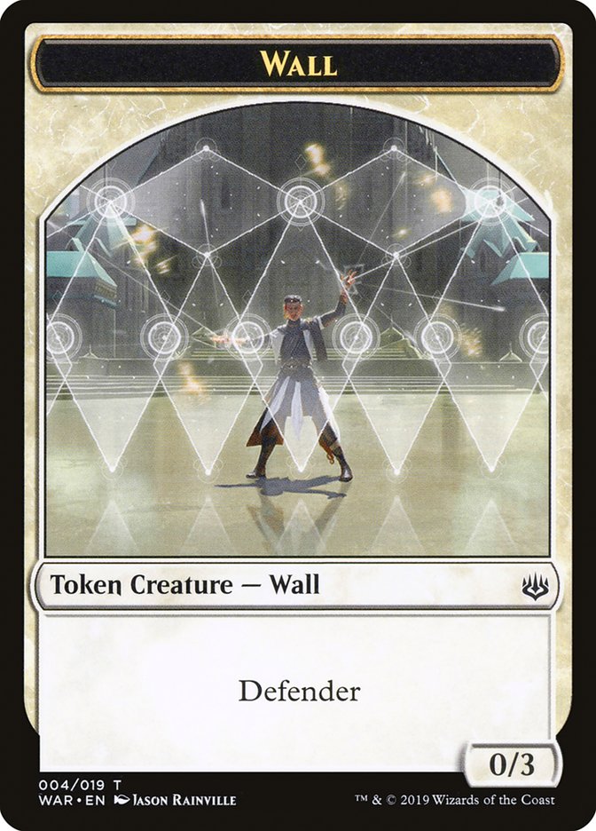 Wall Token [War of the Spark Tokens] MTG Single Magic: The Gathering    | Red Claw Gaming