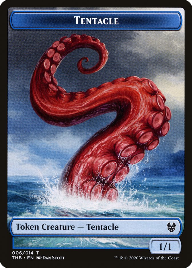 Human Soldier // Tentacle Double-Sided Token [Theros Beyond Death Tokens] MTG Single Magic: The Gathering    | Red Claw Gaming