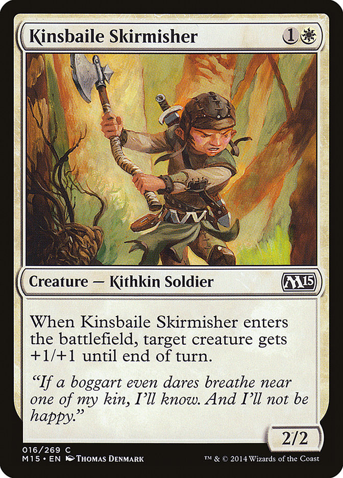 Kinsbaile Skirmisher [Magic 2015] MTG Single Magic: The Gathering    | Red Claw Gaming