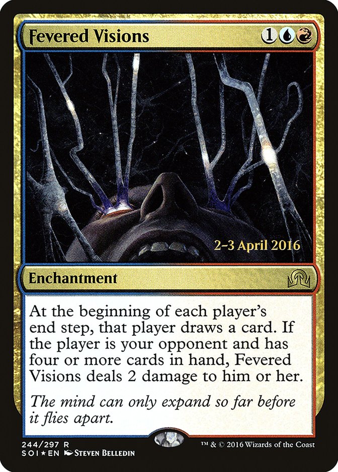 Fevered Visions [Shadows over Innistrad Prerelease Promos] MTG Single Magic: The Gathering    | Red Claw Gaming