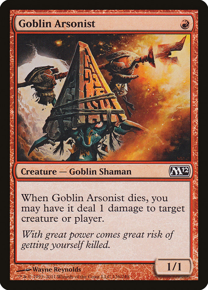 Goblin Arsonist [Magic 2012] MTG Single Magic: The Gathering    | Red Claw Gaming