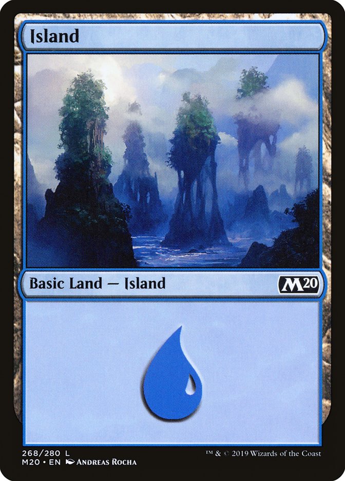 Island (268) [Core Set 2020] MTG Single Magic: The Gathering    | Red Claw Gaming